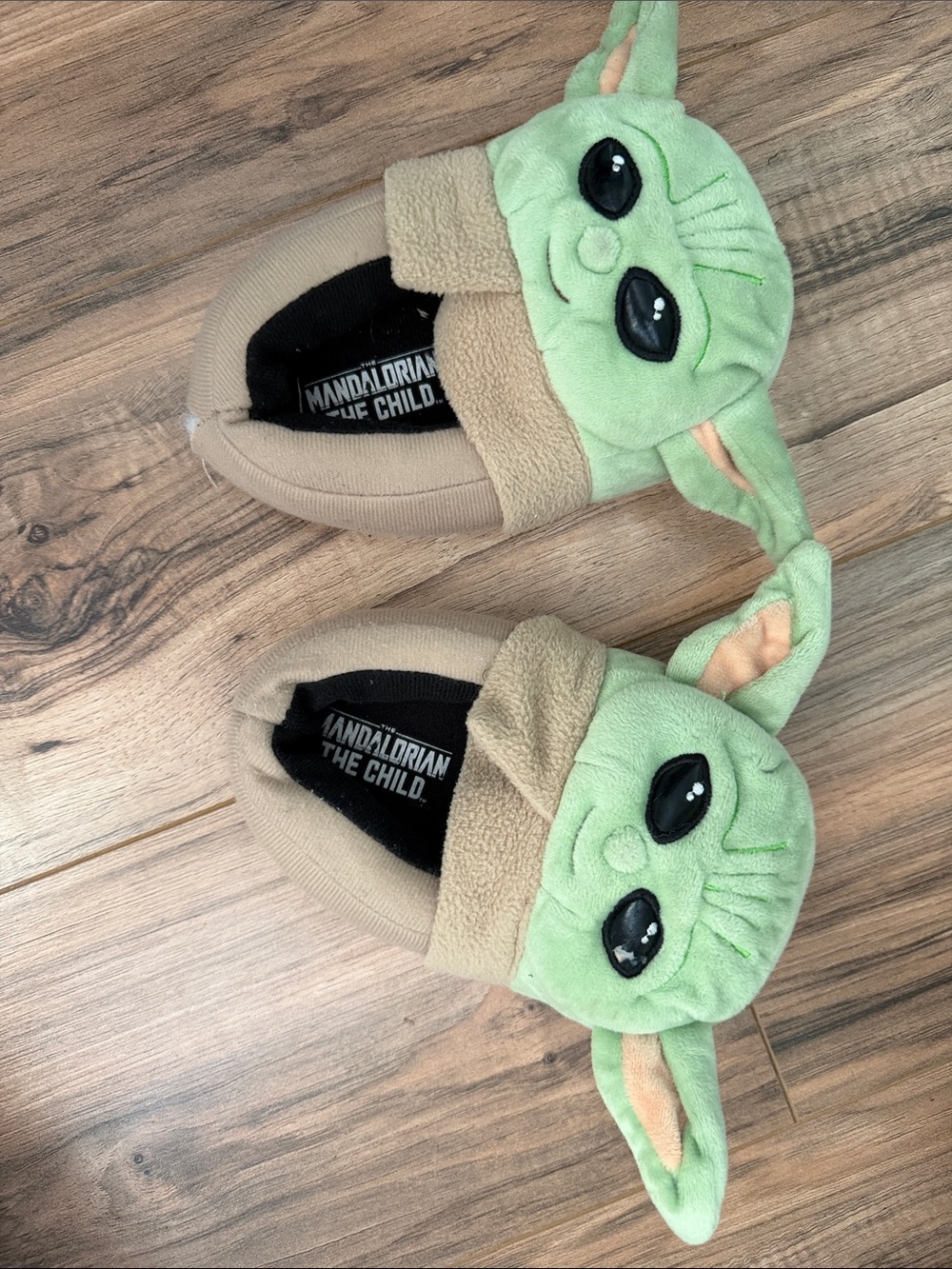 The Child Plush Character Kids Slippers - Green